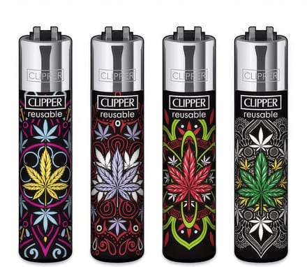 Clipper Classic Large Aanstekers "High Mandalas #1" (4 Stuks)
