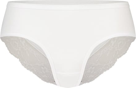 Basics hipster met kant wit voor Dames | Maat S