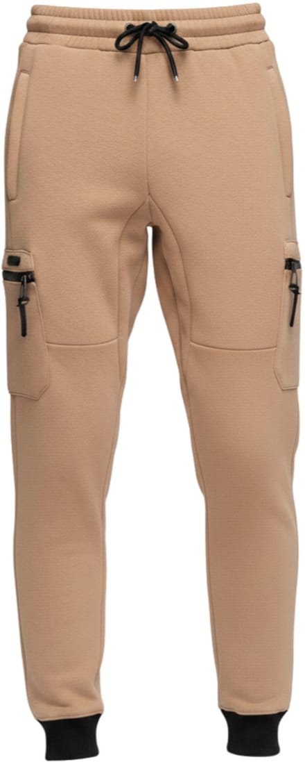OMBRE Broek - Regular Fit - Trekkoord - Effen Beige M