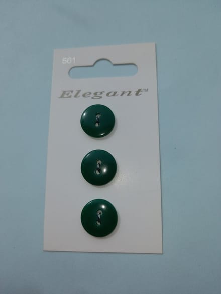 Knoop groen rond Elegant nr. 561