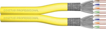 Digitus DK-1744-A-VH-D-5 netwerkkabel Geel 500 m Cat7a S/FTP (S-STP) Rond