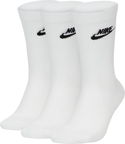 paar Nike sneakersokken Essential Crew zwart/wit SK0109
