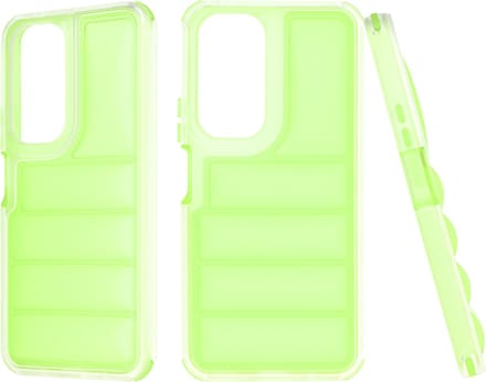 Hoesje geschikt voor HONOR 90 Lite - Techsuit Wave Shield Shockproof Hard Case Back Cover - Groen