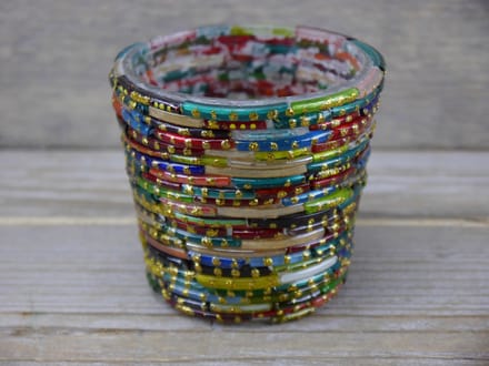 SENSE Theelichten Houder- Waxinelicht - Sfeerlicht - Tealight- Multi kleur- Nostalgische kleuren - *** 2 STUKS ***