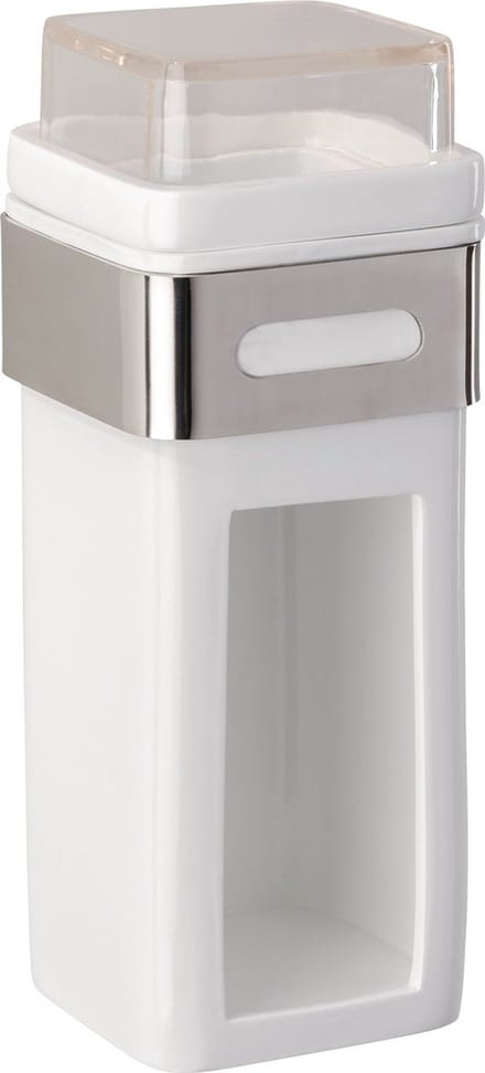 Wenko Wattenstaafhouder Premium Plus Rvs/abs Wit