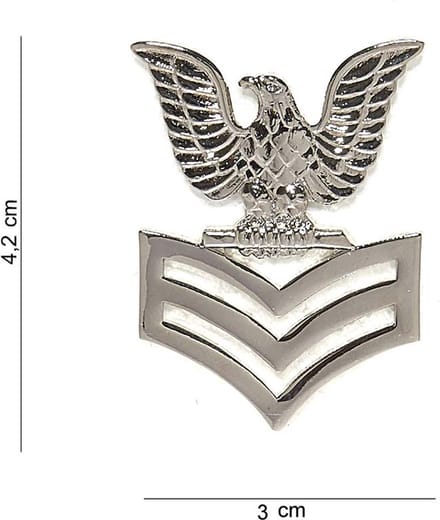 Embleem metaal US navy stripes pin