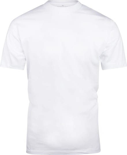Steppin' Out T-shirts Ronde Hals 2-Pack Wit - Maat M - Heren - T-shirt basis
