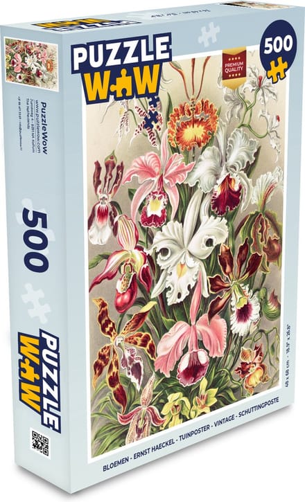 Puzzel Bloemen - Ernst Haeckel - Vintage - Orchidee - Legpuzzel - Puzzel 500 stukjes