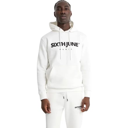 Geborduurd sweatshirt met capuchon Sixth June Essentials