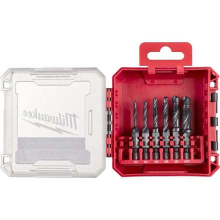 Milwaukee Metaalborenset HSS-G 3-in-1 shockwave HEX 6-delig