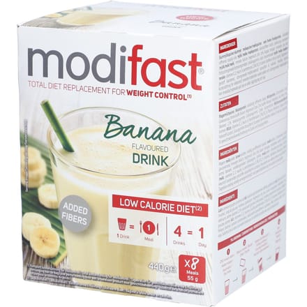 Modifast Intensive Banana Flavour. Milkshake 8x55g