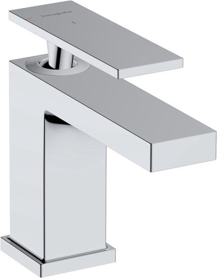 hansgrohe Tecturis E - Wastafelkraan - Ééngreeps bediening - CoolStart energiebesparend - Zonder waste - 80mm maat - Chroom