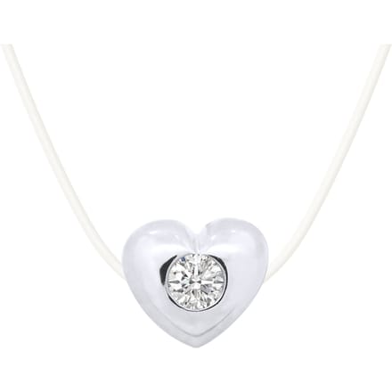Diamond Bracelet HART 0050 Cts Nylon Transparant 925