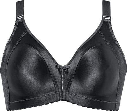 Naturana - Minimizer bh met glanzend patroon - 5063 - Zwart - 85C
