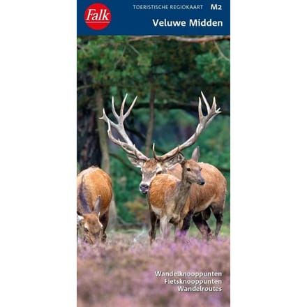Falk Toeristische Regiokaart van de Midden-Veluwe