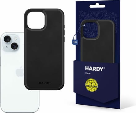 3Mk Hardy Apple Silky Leather Magcase Voor Iphone 15 Telefoonbescherming Achterkant