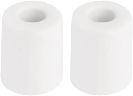 Benson Deurbuffers / deurstoppers rubbers - 2x - wit -35 x 30 mm - met schroefbevestiging