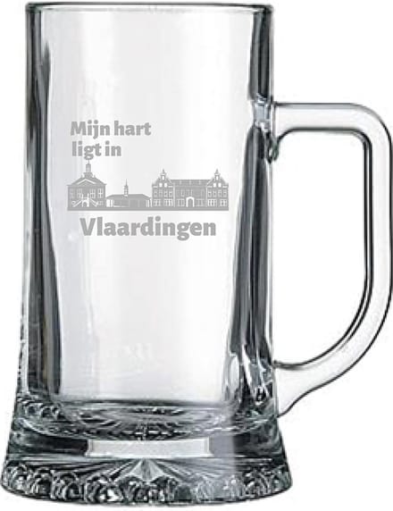 Gegraveerde bierpul 50cl Vlaardingen
