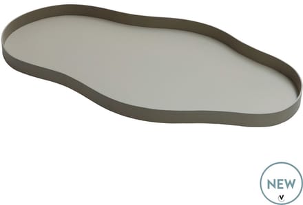 Dienblad Bauru | Large | Clay | Fijn Structuur | L66 x B37,5 x H2 cm