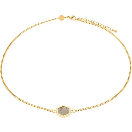Labradoriet ketting voor vrouwen Sloya Hexalia