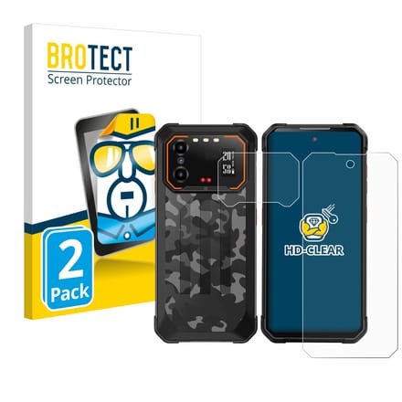 BROTECT - Screenprotector voor iiiF150 B1 Pro (Voor+Camera) - Folie Beschermfolie transparant 2 Stuks