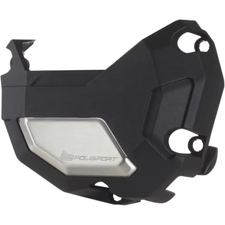 Carterdeksel voor linkermotorfiets Polisport Kawasaki 900 Z900 2017+ Noir