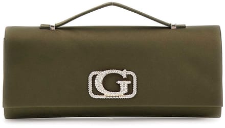 GUESS schoudertas handtas Zalina Top Handle Clutch Olive olijfgroen