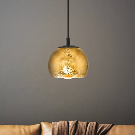 EGLO Albaraccin Hanglamp - E27 - 19 cm - Zwart