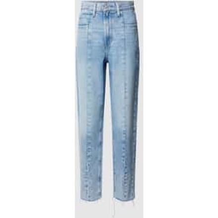 Mom fit jeans met deelnaden