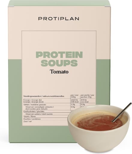Protiplan - Tomatensoep/Gazpacho - 7 x 33 g - Eiwitrijk - Gezond afvallen