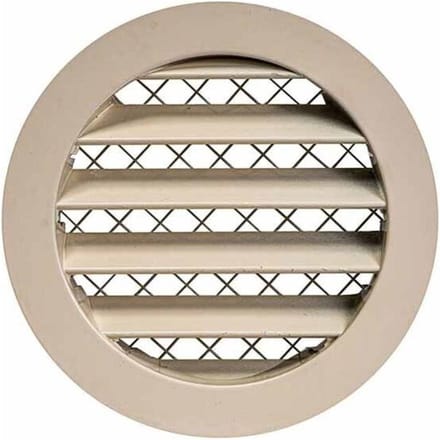 Aluminium rooster Ø100 beige - MRA100Y - RAL1015