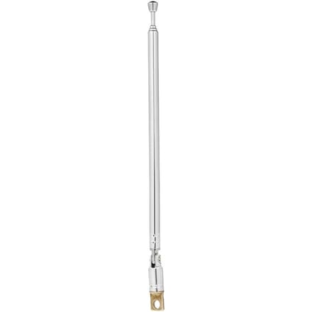 4 Secties Telescopische FM Radio Antenne Verchroomd Koper 360° Draaibare Antenne
