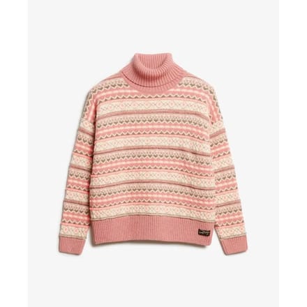 Superdry Gestreepte Trui met Textuur Wit Grootte: 36
