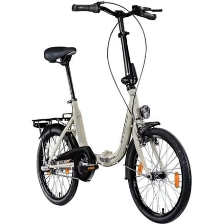 ZÜNDAPP Vouwfiets ZF40, 20 inch. (Crème)