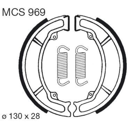Remschoenset TRW MCS969