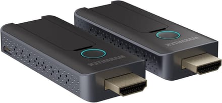 Draadloze HDMI Extender - Zender Ontvanger Set - Presentaties Geven - Plug en Play - Tot 20 Meter - Zwart Wit