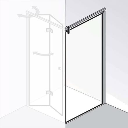 HSK Atelier Plan side panel for hinged folding door 75 cm 17988075-41-50