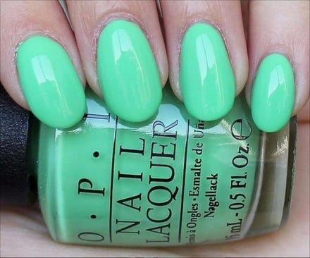 o.p.i. nail lacquer, You are So Outa Lime!  nagellak
