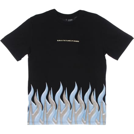 New Flames Tee Zwart Heren T-shirt