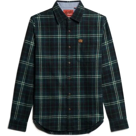 L/S COTTON LUMBERJACK SHIRT Frontier Check Navy (M4010727A - B8K)