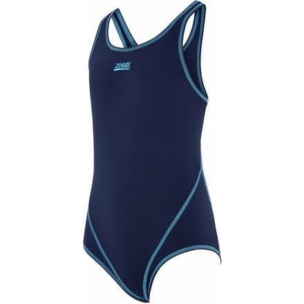 Zoggs Wire Masterback Zwemkleding Blauw 10 Years Meisjes