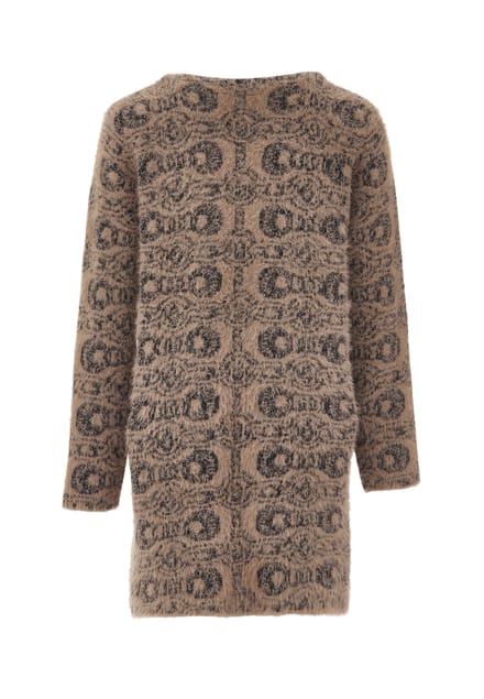 Faina Vest Dames Donker roze zwart