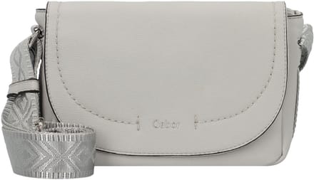 Gabor Schoudertas Aileen Flap Bag Top Zip Light Grey Lichtgrijs