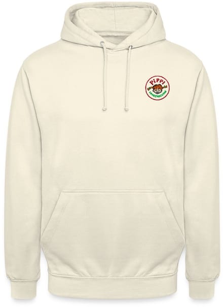 Pippi Langkous Rond Logo Borduurwerk Hoodie Unisex
