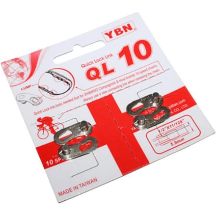 Set van 2 kettingverbindingen (snelsluiting) P2R YBN Shimano-Campagnolo 10 v