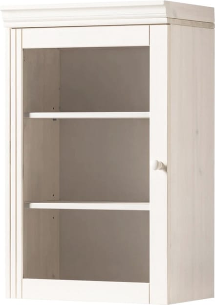 Anita-Wandkast - 1 Glasdeur - Wit