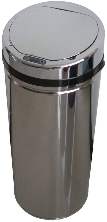 Hailo Selekta - Sensor Prullenbak 42 liter - Chroom - RVS - Kunststof