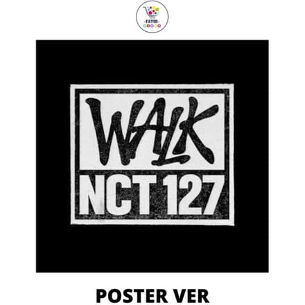 Poster Ver NCT 127 6e Album WALK Poster Ver white