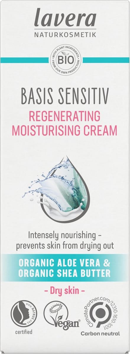 Lavera Basis Sensitive moisturising cream nourishing 50 Milliliter