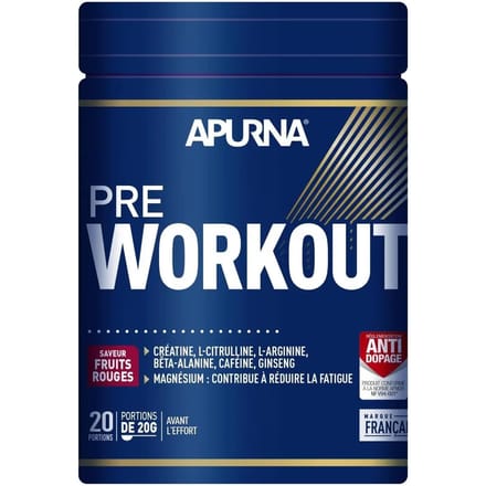 Voedingssupplement pot Apurna Preworkout